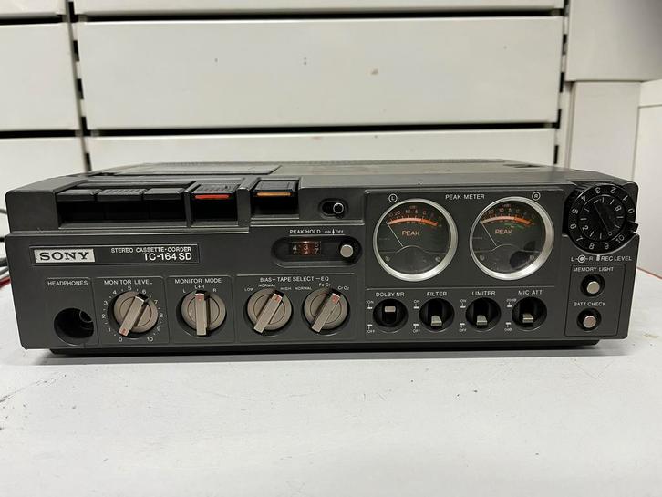Sony TC-164 SD – Enregistreur Cassette Vintage Haut de Gamme, TV, Hi-fi & Vidéo, Enregistreurs audio, Magnétophone, Enlèvement