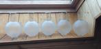 5 glazen lampenkapjes, Antiek en Kunst, Ophalen of Verzenden