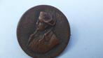 Napoleon Bonaparte koper broche antieke button, speld, munt, Ophalen of Verzenden, Koper