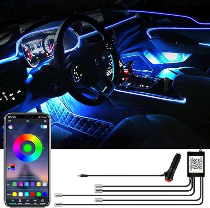 Éclairage intérieur de voiture à LED | 6 m | Interior Strip, Autos : Divers, Tuning & Styling, Envoi