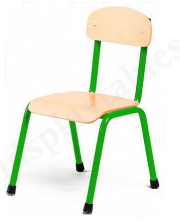 Kinderstoel groen x 6