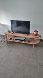 Sneslev TV-meubel, Ophalen, 100 tot 150 cm, Eikenhout, Zo goed als nieuw