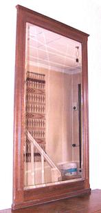 Grootmoeders spiegel in prima staat, (eventueel passpiegel)., Ophalen of Verzenden, Rechthoekig, 50 tot 100 cm, 100 tot 150 cm