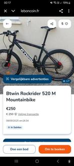Btwin mountebike, Ophalen
