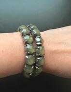 Armband, Handtassen en Accessoires, Armbanden, Ophalen of Verzenden, Zo goed als nieuw, Groen, Kunststof of Plastic