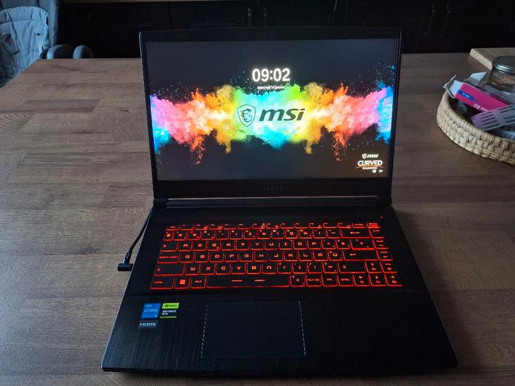 Pc portable gaming MSI Thin GF63 - intel I5 - RTX 4050, Computers en Software, Windows Laptops, Zo goed als nieuw, 15 inch, SSD