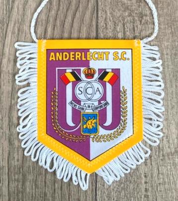 RSC Anderlecht 1990s sublieme vintage voetbal vaandel wimpel beschikbaar voor biedingen