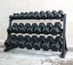 Hex Dumbbell set 2,5 tot 30kg, Sport en Fitness, Ophalen, Dumbbell