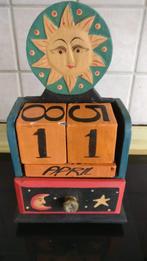 Houten decoratieve kalender, Gebruikt, Ophalen