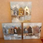 3 tableaux décoratifs cabines de plage, Enlèvement