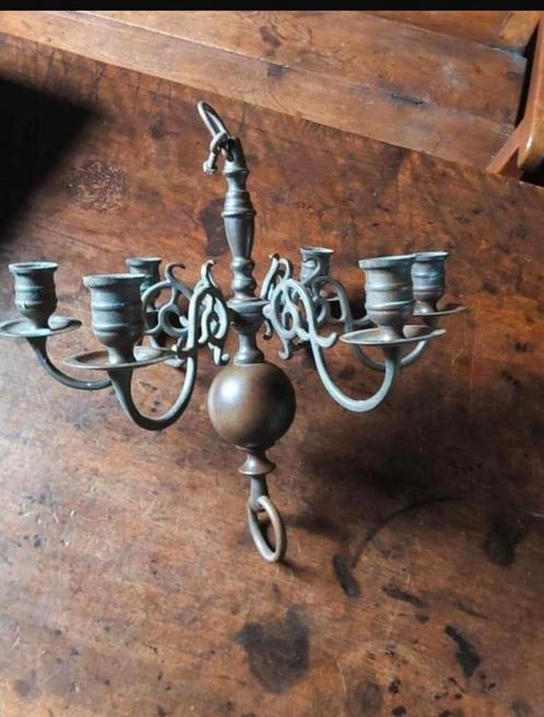 mooi oud kaarsenkroontje, Antiek en Kunst, Antiek | Verlichting, Ophalen of Verzenden