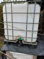 1000 liter ton, Tuin en Terras, Ophalen, Kunststof, Gebruikt, Met kraantje