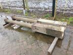 2 antieke gietijzeren palen / zuilen Hoog ca 2.50 meter, Ophalen, Gebruikt