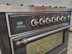 🍀Luxe Fornuis Boretti Majestic 90 cm antraciet 5 pit 1 oven, Elektronische apparatuur, 60 cm of meer, 5 kookzones of meer, Vrijstaand