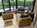 Hoogwaardige rotan veranda-stoelen, Tuin en Terras, Tuinsets en Loungesets, Ophalen, Zo goed als nieuw
