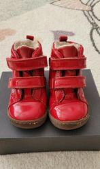 Schoenen Bisgaard rood, leer, 22 maat, Kinderen en Baby's, Ophalen, Schoentjes, Meisje, Zo goed als nieuw