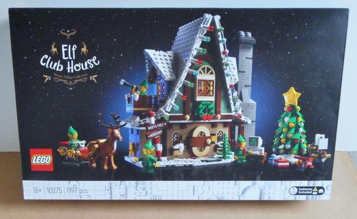 Lego 10275 X'mas  ELF CLUB HOUSE  (2020)  nieuw, Kinderen en Baby's, Speelgoed | Duplo en Lego, Nieuw, Lego, Complete set, Ophalen of Verzenden