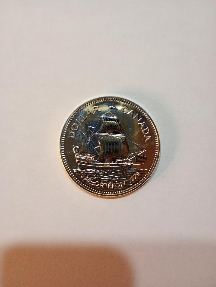 Zilveren munt - 1 Dollar - Canada - 300 jaar Griffon - FDC, Postzegels en Munten, Munten | Amerika, Losse munt, Noord-Amerika