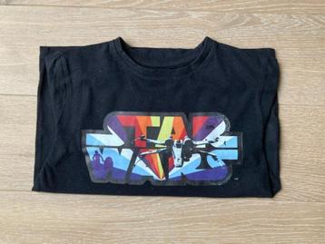 Zwart T-shirt met lange mouwen Star Wars maat 128 cm beschikbaar voor biedingen