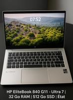 HP EliteBook 840 G11 - Ultra 7 | 32 Go RAM | 512 Go SSD, 32 GB, Ultra 7 155H, 14 inch, Zo goed als nieuw