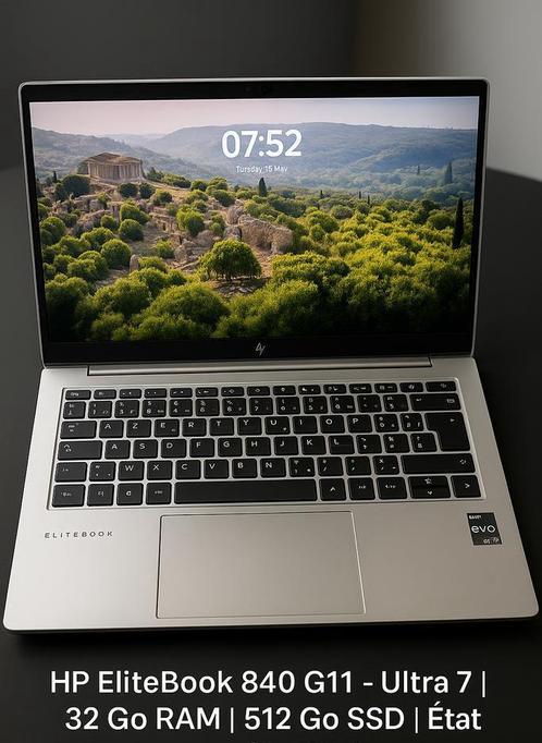 HP EliteBook 840 G11 - Ultra 7 | 32 Go RAM | 512 Go SSD, Computers en Software, Windows Laptops, Zo goed als nieuw, 14 inch, SSD