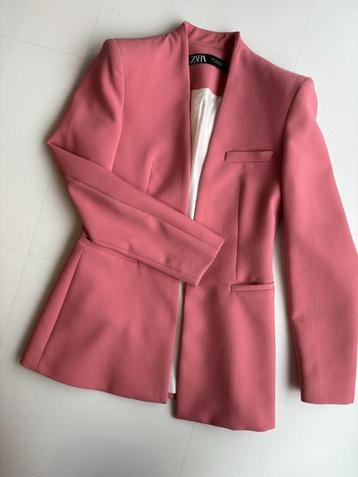 Roze blazer (Zara - XS) beschikbaar voor biedingen