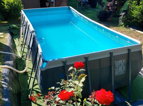 Lot complet piscine Intex + pompe à chaleur+ accessoires, Tuin en Terras, Zwembaden, Gebruikt, Ophalen