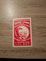 Oude speelkaart gueuze lambik rodea, Verzamelen, Ophalen of Verzenden