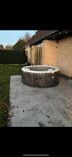 Opblaasbare jaccuzie 4personen, Tuin en Terras, Ophalen, Zo goed als nieuw, Grondzeil, Opblaasbaar