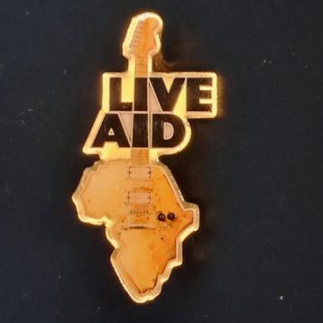 Pin LIVE AID beschikbaar voor biedingen
