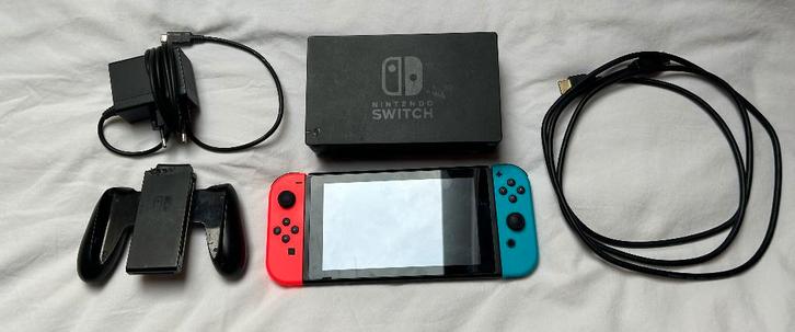 Nintendo Switch V1 met modoptie, Games en Spelcomputers, Spelcomputers | Nintendo Switch, Gebruikt, Switch Original, Met 1 controller