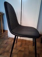 3 stoelen zwart kunstleer, Ophalen, Zo goed als nieuw, Zwart