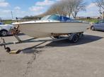 Te koop loop of sloop, boot met trailer compleet OMC 140 pk, Ophalen, Gebruikt