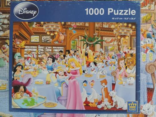 Puzzle 1000 pièces - Disney - Tea room, Hobby & Loisirs créatifs, Sport cérébral & Puzzles, Puzzle, Enlèvement