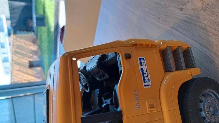Bruder MAN Vrachtwagen (Kiepwagen) met Aanhanger, Kinderen en Baby's, Speelgoed |Speelgoedvoertuigen, Gebruikt, Ophalen of Verzenden