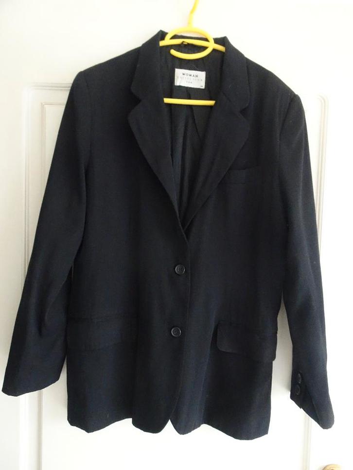 Blazer van het merk H&M collection, Kleding | Dames, Grote Maten, Zo goed als nieuw, Jasje of Colbert, Zwart, Ophalen of Verzenden