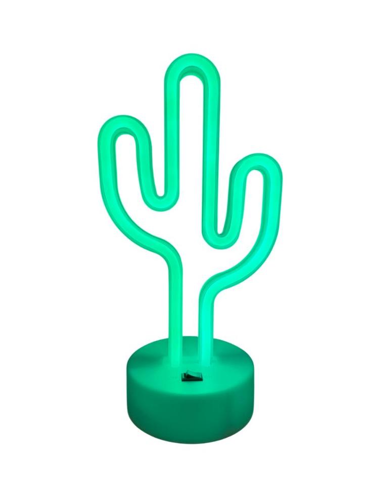 Neon Cactus Glow – Groene LED decoratielamp, Diversen, Overige Diversen, Nieuw, Verzenden