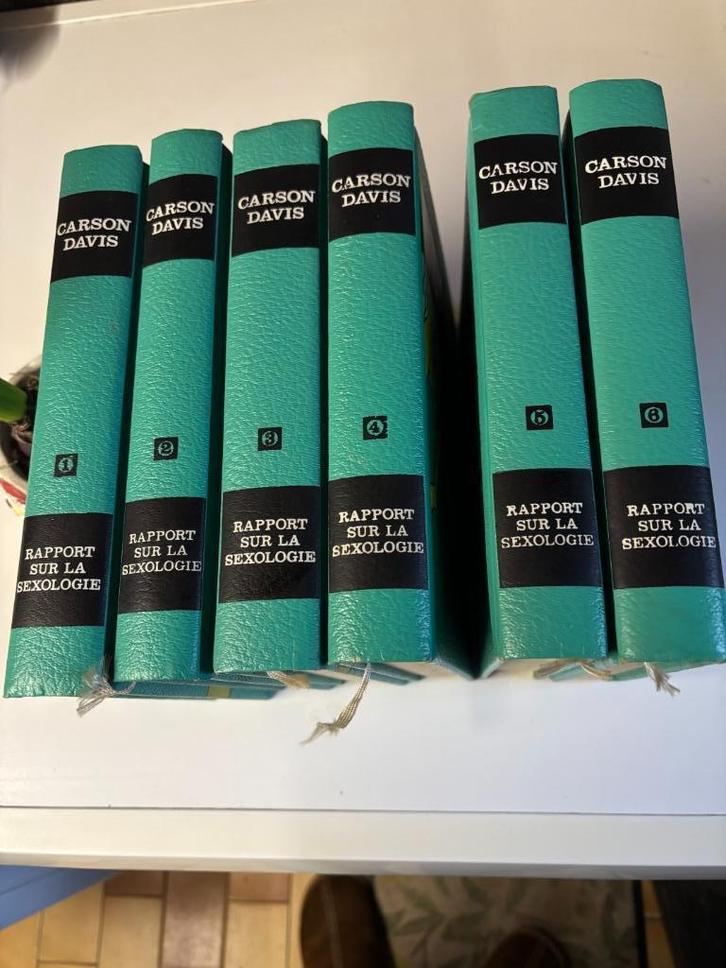 6 livres rapport sur la sexologie, Boeken, Encyclopedieën, Gelezen, Complete serie, Algemeen, Ophalen of Verzenden