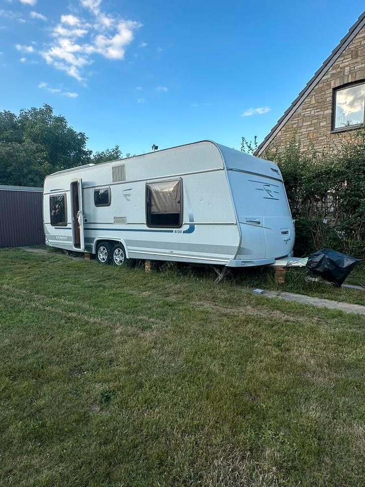 Fendt Topas 650 tweedehands uit het jaar 2011, Caravans en Kamperen, Caravans, Particulier, tot en met 4, Fendt, Ophalen