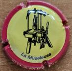 Capsule Champagne de VIGNERONS jaune & bordeaux nr.727v, Verzamelen, Wijnen, Ophalen of Verzenden, Nieuw, Frankrijk, Champagne