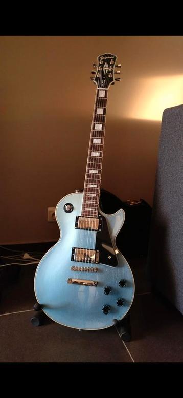 Epiphone les paul custom pelham bleu limited edition beschikbaar voor biedingen