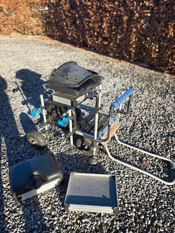 Viskist rive, Watersport en Boten, Hengelsport | Witvissen, Gebruikt, Complete set, Ophalen