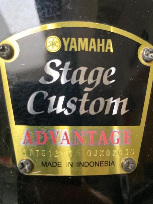 Yamaha stage Custom advantage zwart, Musique & Instruments, Batteries & Percussions, Utilisé, Yamaha, Enlèvement