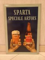 Blik Reclamebord Sparta speciale Artois 1957, Verzamelen, Ophalen of Verzenden, Zo goed als nieuw, Reclamebord