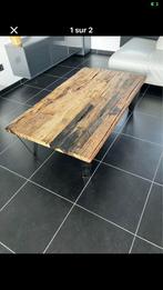 Table basse bois brut, Ophalen, Zo goed als nieuw