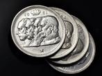 Zilveren munten 835/1000 van 100 Belgische frank 72 gram tt, Postzegels en Munten, Ophalen of Verzenden, Zilver