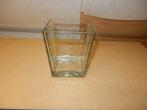 nr.37- Vierkante glazen bloempot, Enlèvement, Intérieur, Autres matériaux, Carré