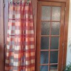 Zeer lange Kleurrijke gordijnen. 4stuks (2sets), Gebruikt, 100 tot 150 cm, Kleurrijk, Verzenden