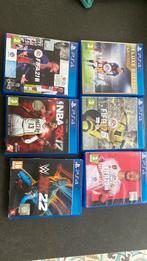 Ps4 games  4  fifa’s, NBA en Wrestling, 3 spelers of meer, Ophalen, Gebruikt, Sport