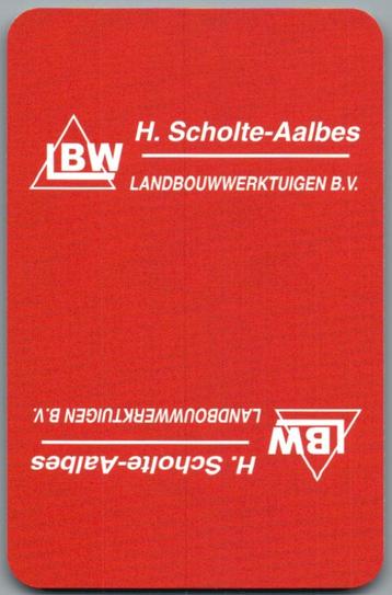 cartes à jouer - LK8799 - LBW Scholte-Aalbes